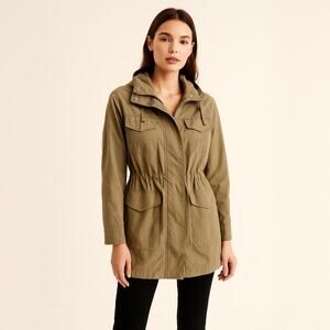 A496 • Water-Resistant Hooded Utility Jacket